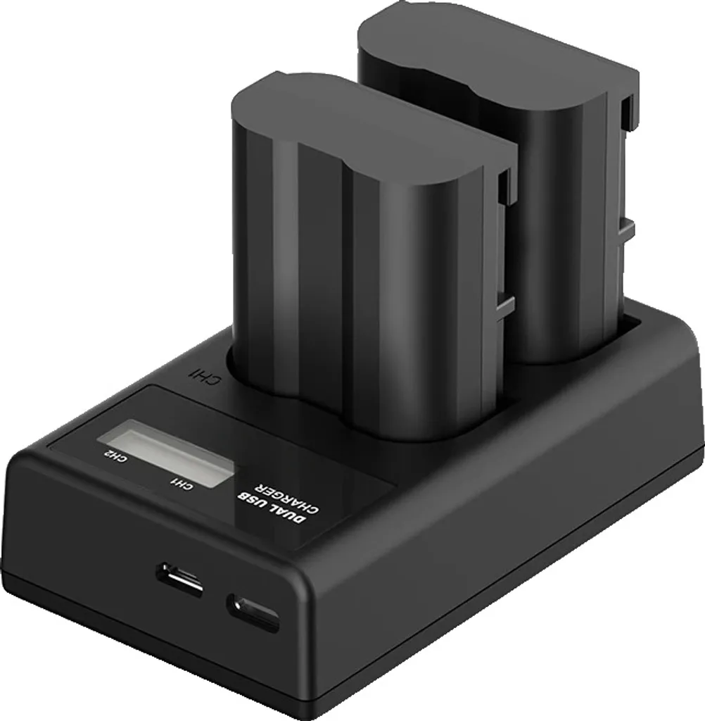 Pack Énergie Voyage pour Nikon D600 D810 avec Chargeur USB et Batterie