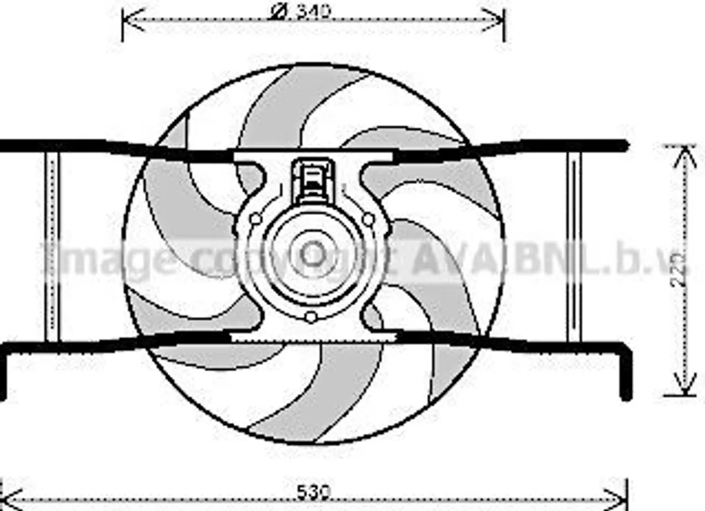Ventilateur Radiateur OE 125330 : Solution Surchauffe Xsara et Berlingo