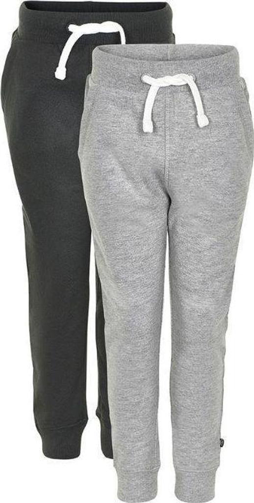Minymo Doppelpack Jogginghosen Sweathosen anthrazit 116 Produktbild 