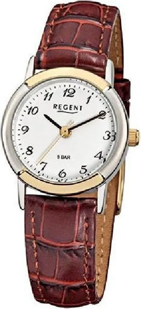 Regent F-576 Orologio Donna Classico in Pelle Marrone | Prezzo Speciale