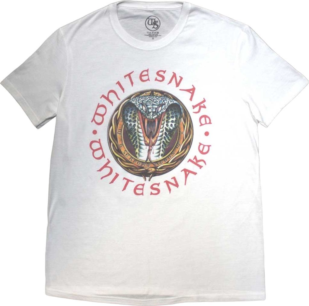 Whitesnake - "Donnington Snake" T-Shirt für Herren/Damen Uni RO12263 (M) (Weiß)