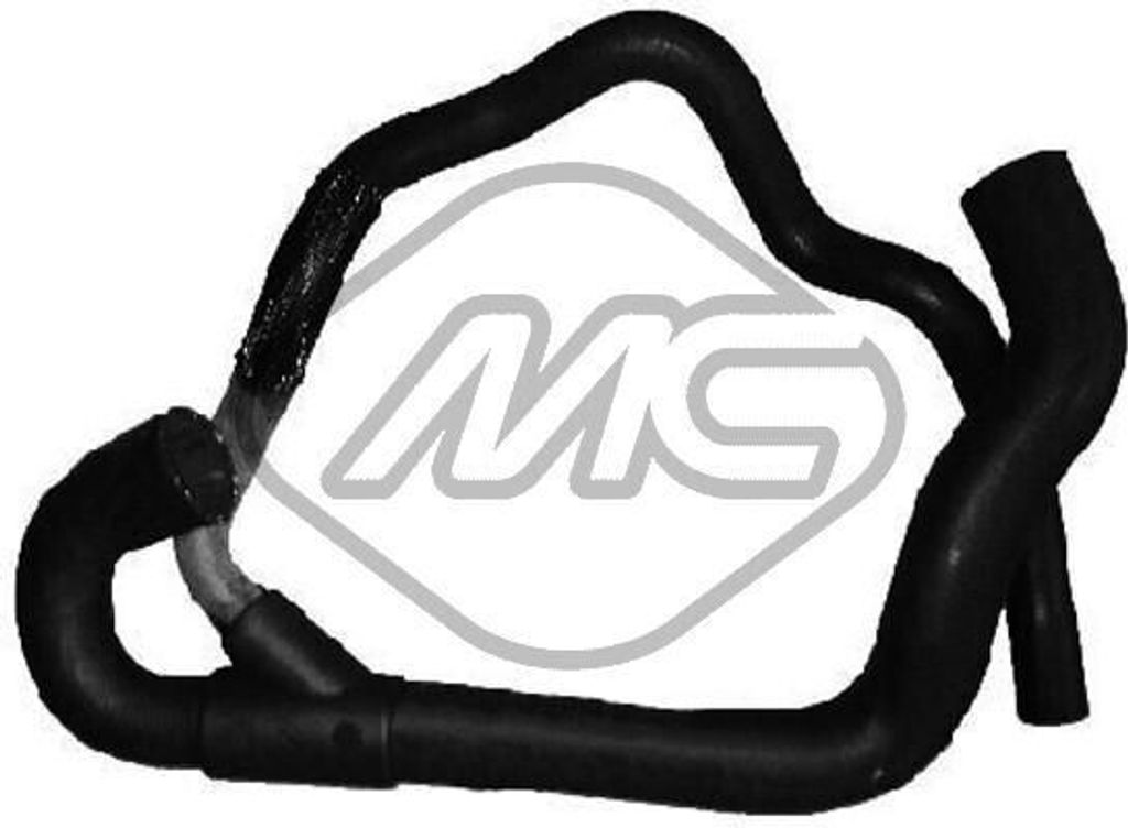 Metalcaucho Kühlerschlauch Wasserschlauch für FORD Focus II Schrägheck (DA, HCP, DP) 09514