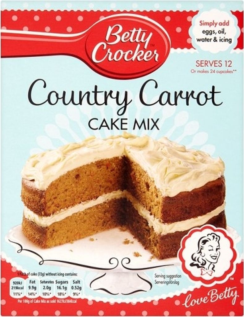Betty Crocker Cake Mix Country Carrot (6 x 425g)