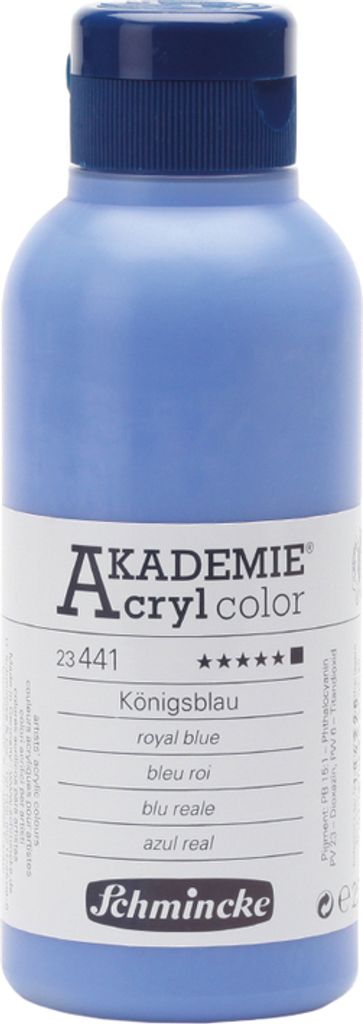 Königsblau 250ml Acrylfarbe - AKADEMIE Acryl - Schmincke 23 441 027