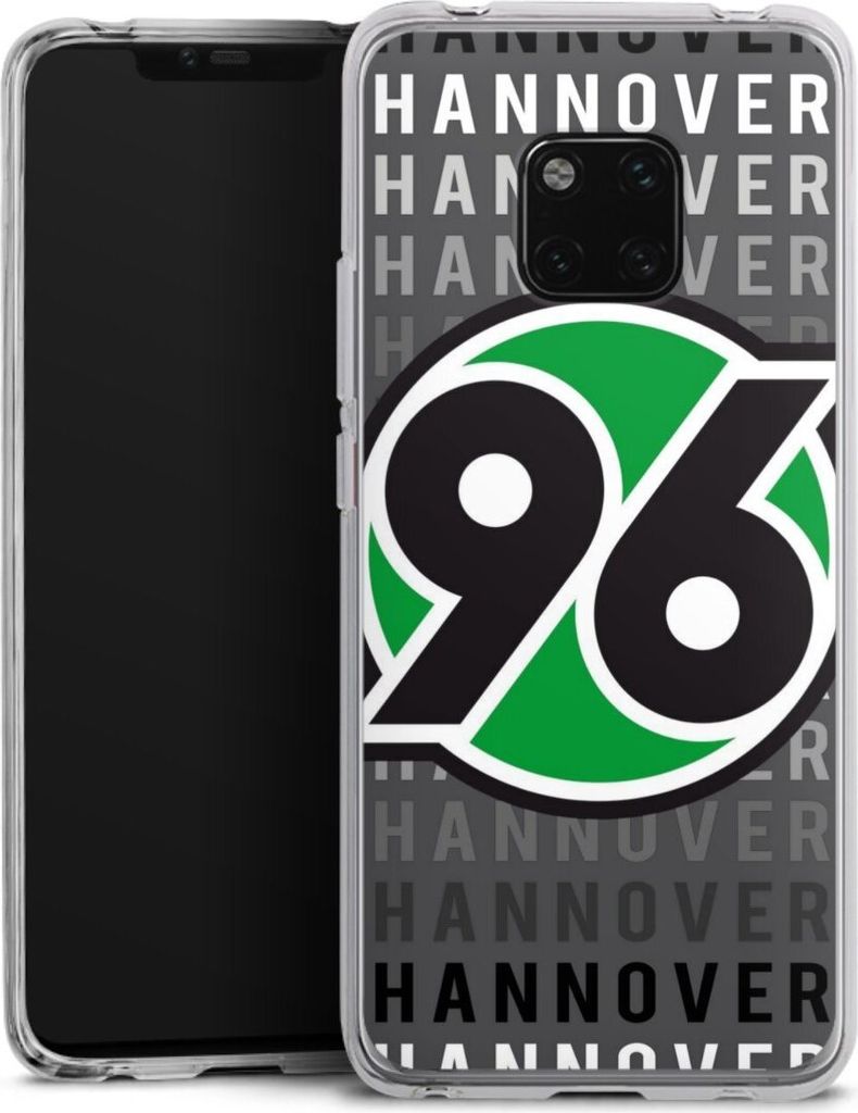 DeinDesign Handyhülle für Huawei Mate 20 Pro Silikon Hülle Case Smartphone Schutzhülle H96 Hannover 96 Offizielles Lizenzprodukt