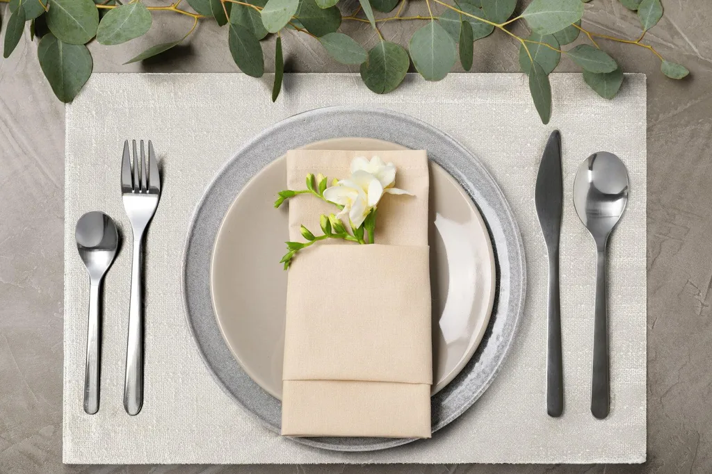 Tovaglia Elegante Eurofirany 85x85 Crema | Tessile Casa di Lusso - 5