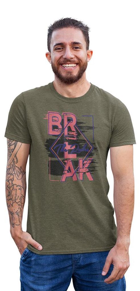 D&B Uni Polo ST00228 Break MilitärGrün-Größe L