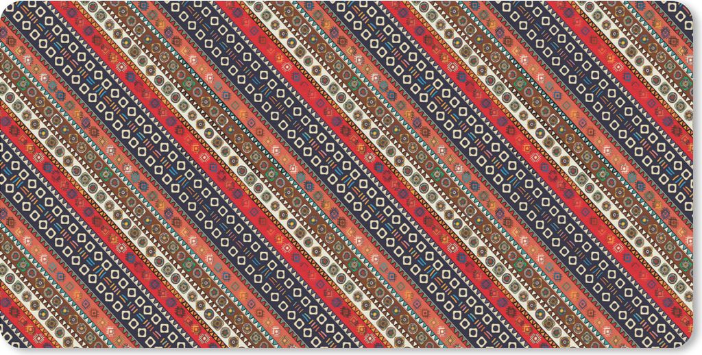 MuchoWow® Mauspad Mousepad Afrika - Muster - Abstrakt 60x30 Produktbild 