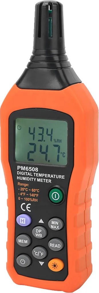 Hygromètre et thermomètre numérique intérieur haute précision blanc