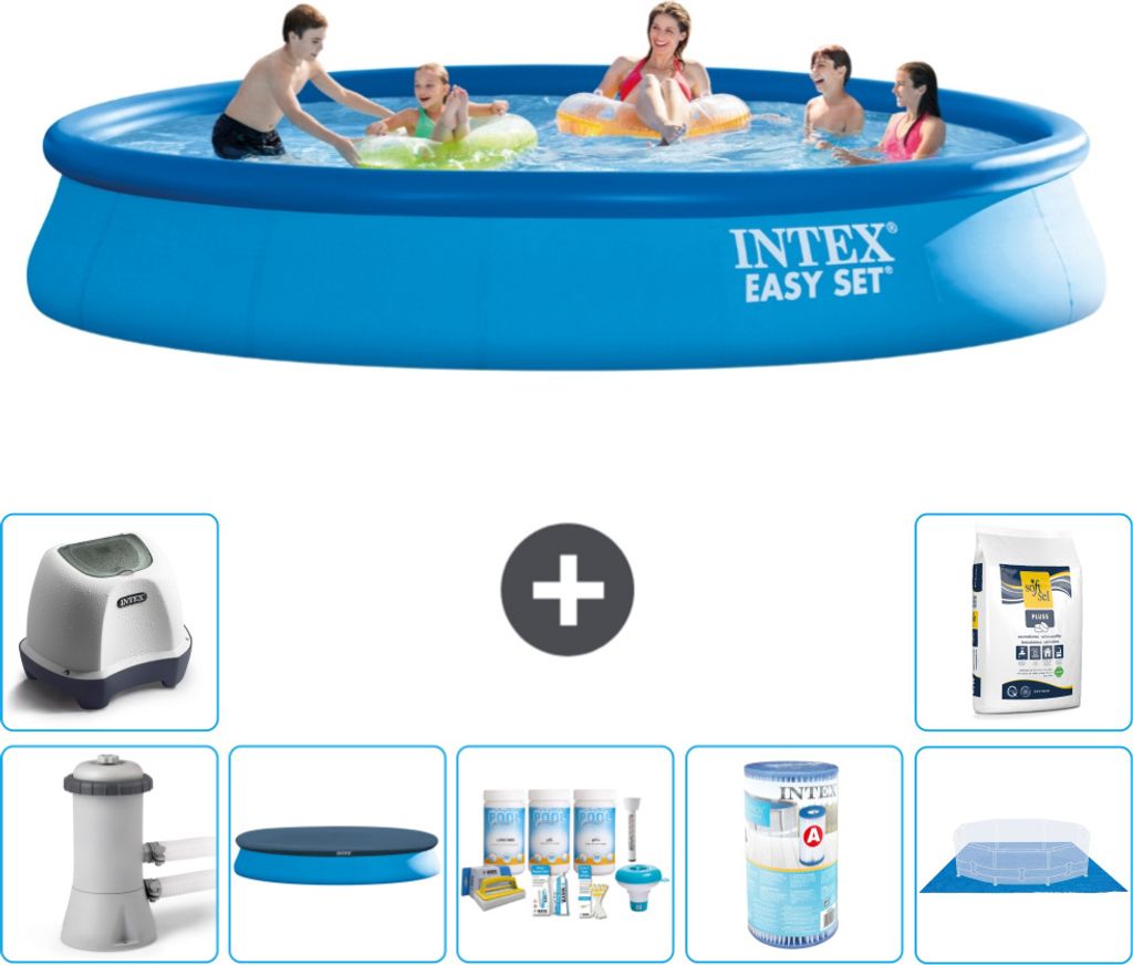 Intex runder aufblasbarer Easy Set-Schwimmpool – 457 x 84 Produktbild 