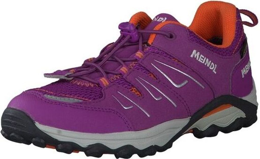 Meindl Kinder Wander Schuhe Alon Junior GTX Fuchsia Orange Kinder Wanderschuhe Pink