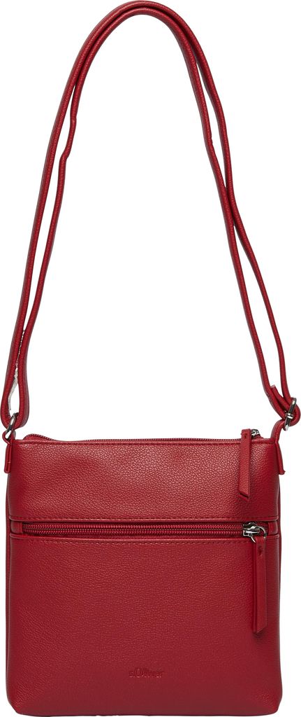 s.Oliver Umhängetasche Schultertasche Crossbody Bag Red dunkelrot
