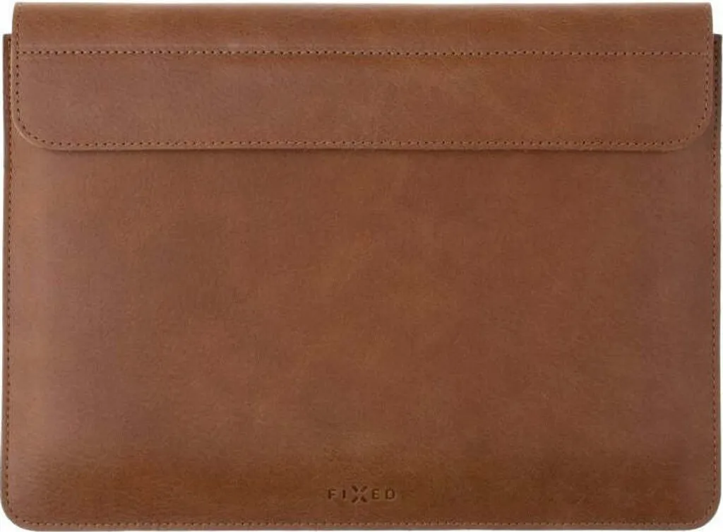 Custodia fissa in pelle Oxford per Apple MacBook Air 15,3" M4 / M3 / M2, marrone