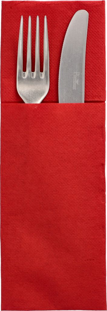 Servietten "DAILY Collection" 48 cm x 30 cm bordeaux mit Besteckfalz