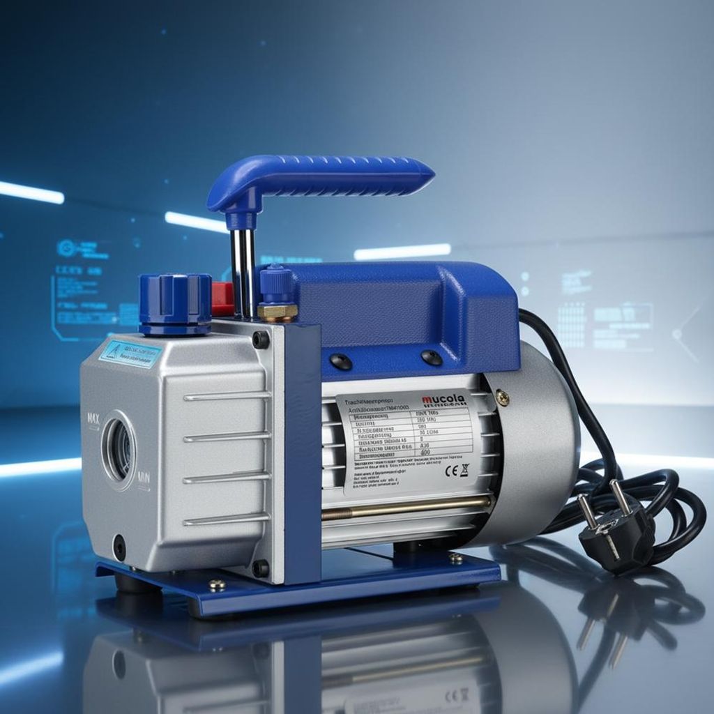 Mucola Vakuumpumpe Unterdruckpumpe 70 L/min Vakuum Pumpe Vacuumpumpe