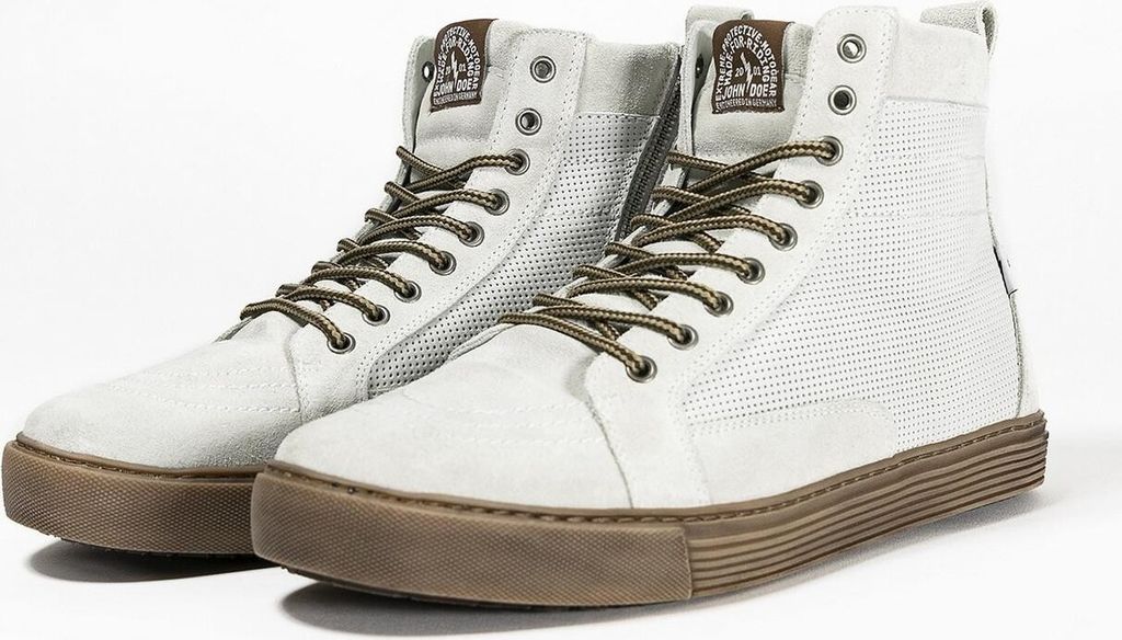 John Doe Neo Motorradschuhe, weiß, 41