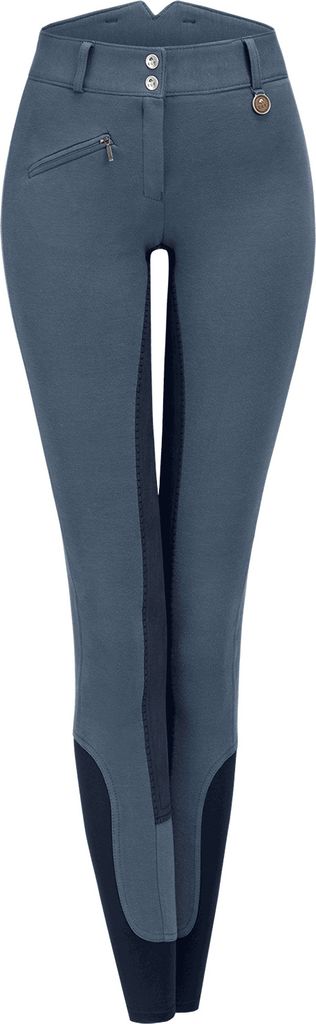 Waldhausen Reithose Fun Sport High Waist viele Farben Baumwollreithose Vollbesatz, Farbe:weiß, Größe:164