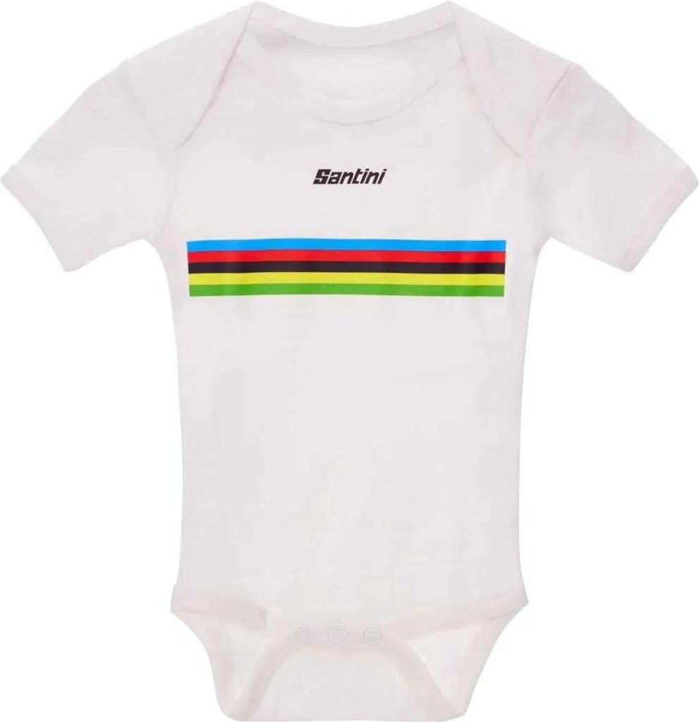 Santini World Champion 2025 Kurzärmeliger Body Weiß 0-6 Produktbild 