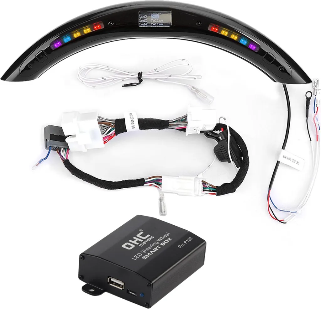 Module indicateur LED volant performance universel avec kit intelligent