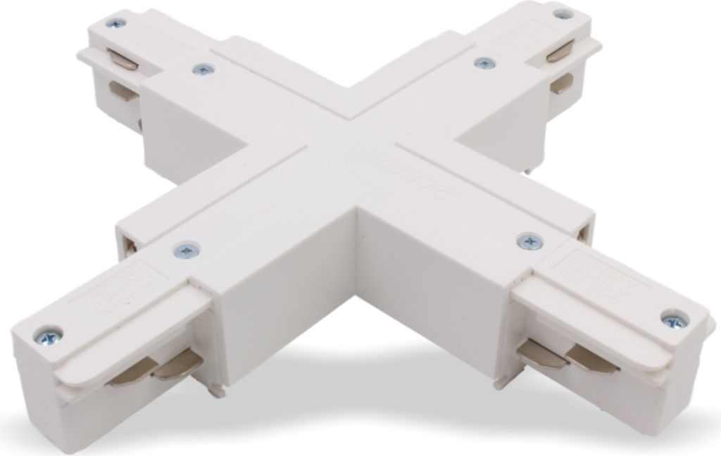 EUTRAC X-Verbinder, verkehrsweiss RAL9016 | 555 1 1216 6