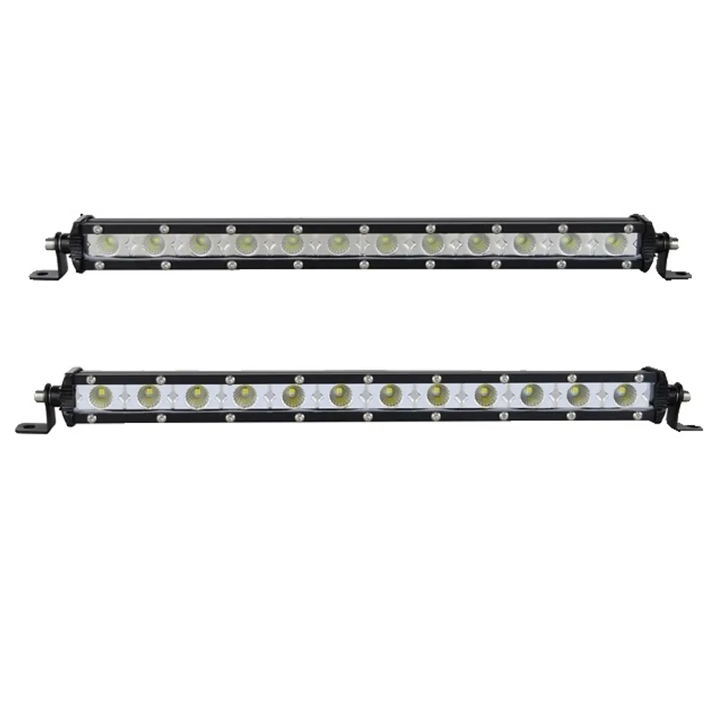 Striscia luminosa a LED, design sottile, uso fuoristrada, 2 pezzi da 13 pollici con fascio di luce piena