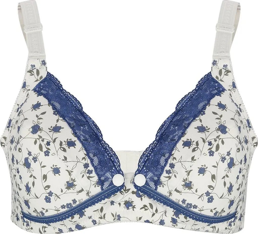Reggiseno Maternità Cotone Blu 36/80 | Il Regalo Perfetto per Te