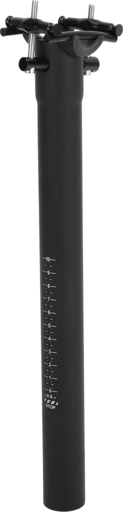 Fahrradsattelstš¹tzen Leichtes 2-Bolzen-Design Fahrradsattelstš¹tze Sattelrohr Mattschwarz 1 Stš¹ck 31,8x350mm Carbonfaser