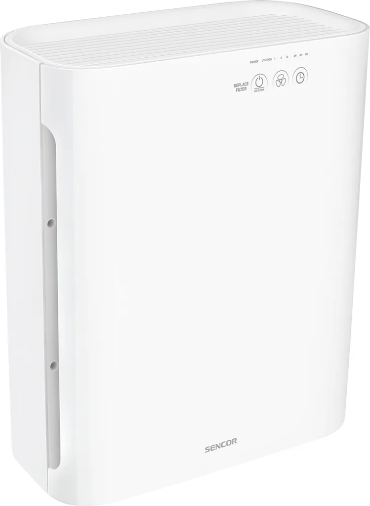 Purificateur d'air domestique Sencor blanc silencieux pour salon et bureau