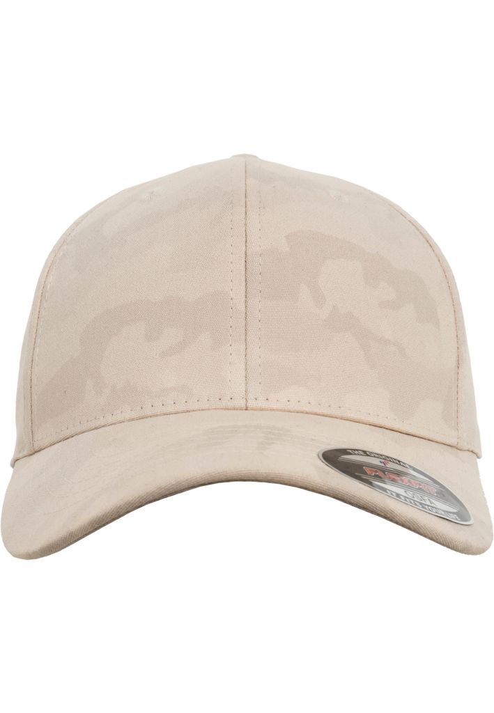 FLEXFIT FX6277LC | Flexfit Light Camo Cap, Eingearbeiteter Gummizug - Farbe: Beige Camo - Größe: L/XL
