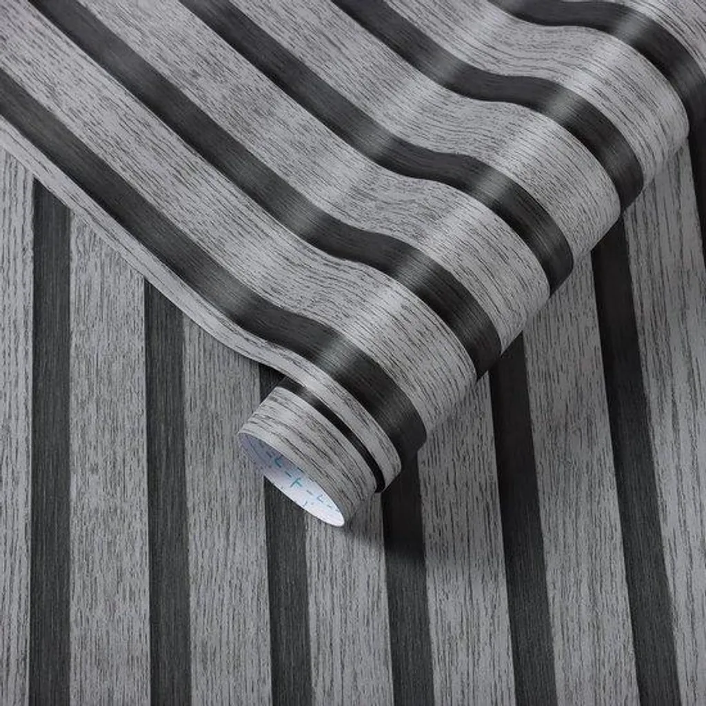 Papier adhésif bois gris : rénovez sans peindre - Vinyle 44 x 600 cm
