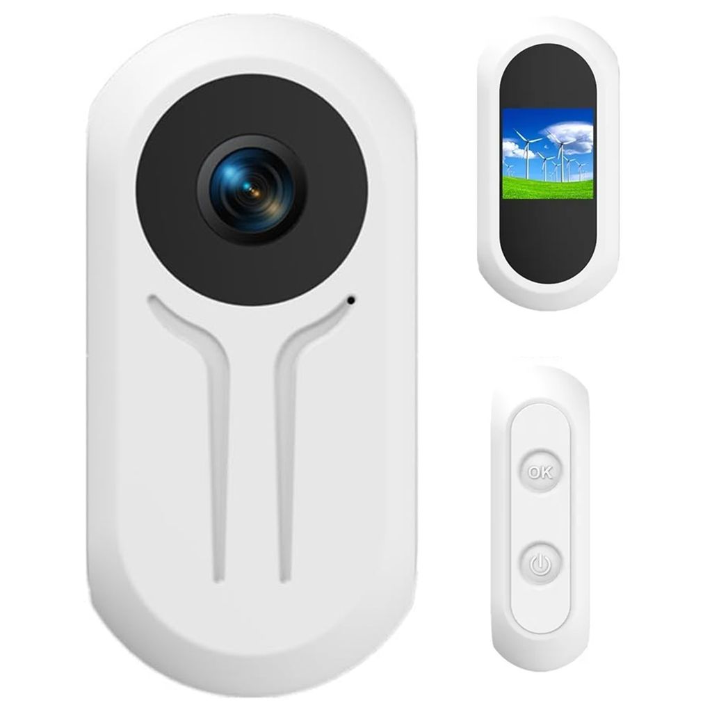 Mini Sportkamera Full HD,1080P Magnetische Action Cam mit Bildschirm, Tragbare Daumenkamera mit langer Akkulaufzeit, für Outdoor, Haustiere Reisen