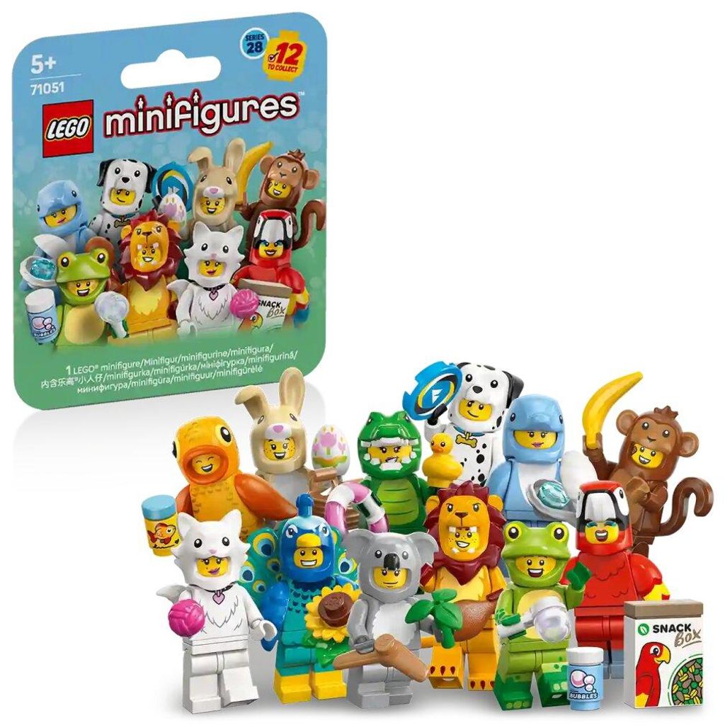 LEGO Minifiguren 71051 28. Serie - Schwarz Produktbild 