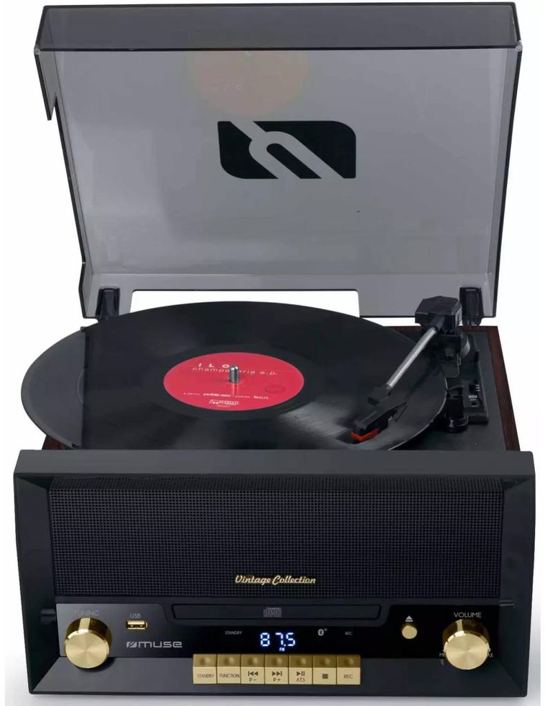 Muse | Microsistema giradischi con piatto in vinile | Immagine del prodotto 