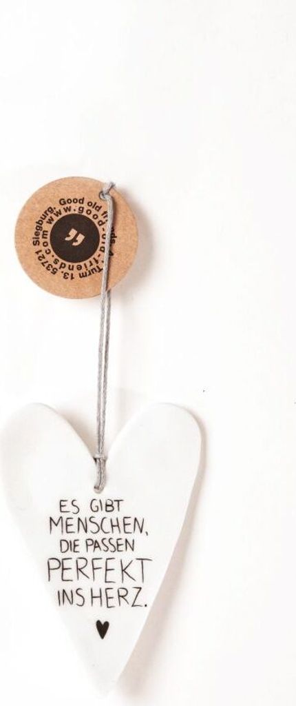 Herzgeschichte "Es gibt Menschen, die passen perfekt ins Herz"