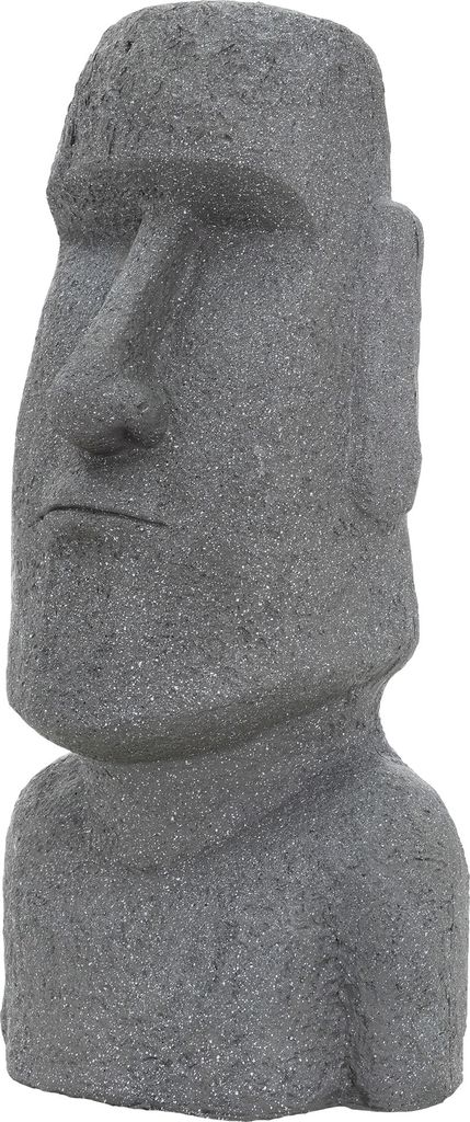 ECD Germany Moai Figur Rapa Nui Kopf 78cm hoch, Grau, aus Produktbild 
