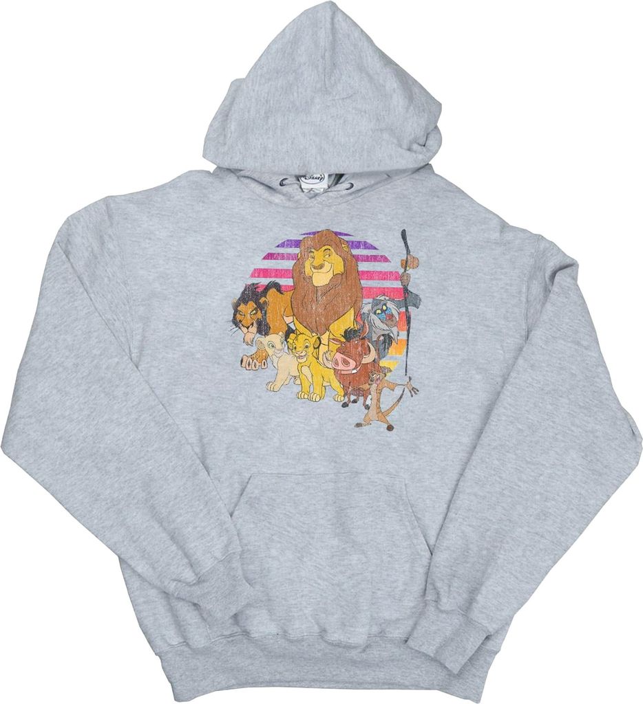 Disney - "The Lion King Pride Family" Kapuzenpullover für Damen BI9381 (L) (Grau)