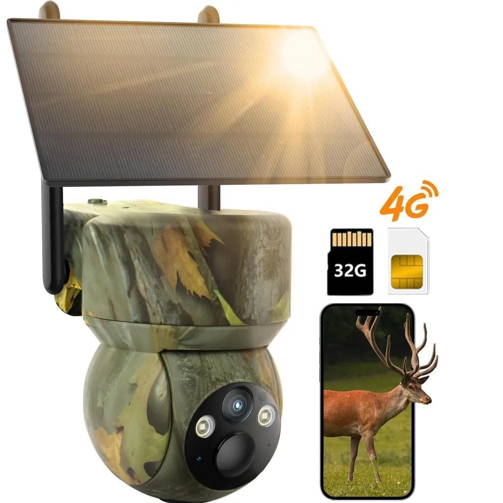 Usogood 4G LTE Solar Wildkamera mit Bewegungsmelder, mit Produktbild 