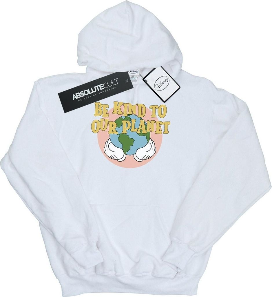 Disney - "Be Kind To Our Planet" Kapuzenpullover für Herren BI15151 (S) (Weiß)