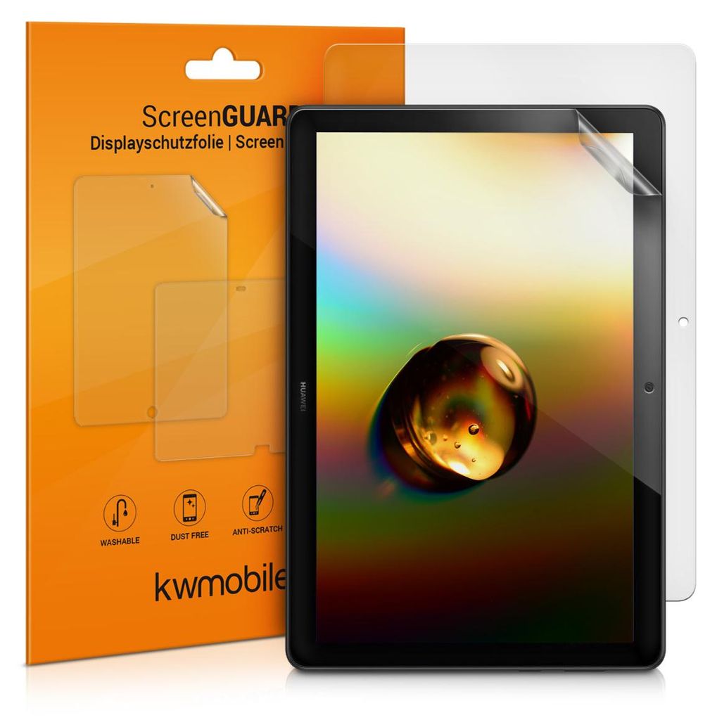 kwmobile 2x Tablet Schutzfolie kompatibel mit Huawei Produktbild 
