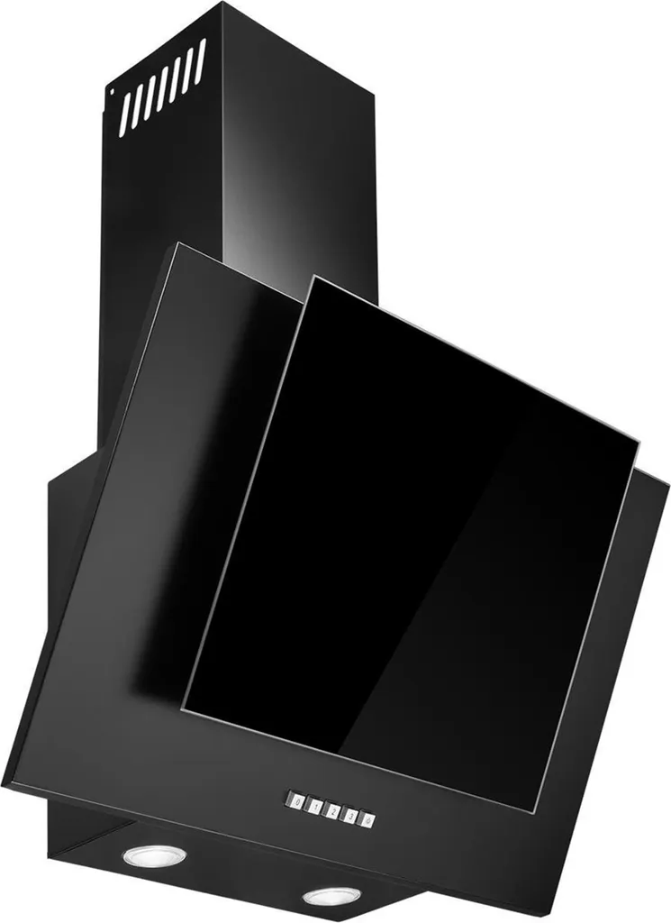 Hotte Concept OPK5260bc 600mm design noir avec éclairage LED puissant