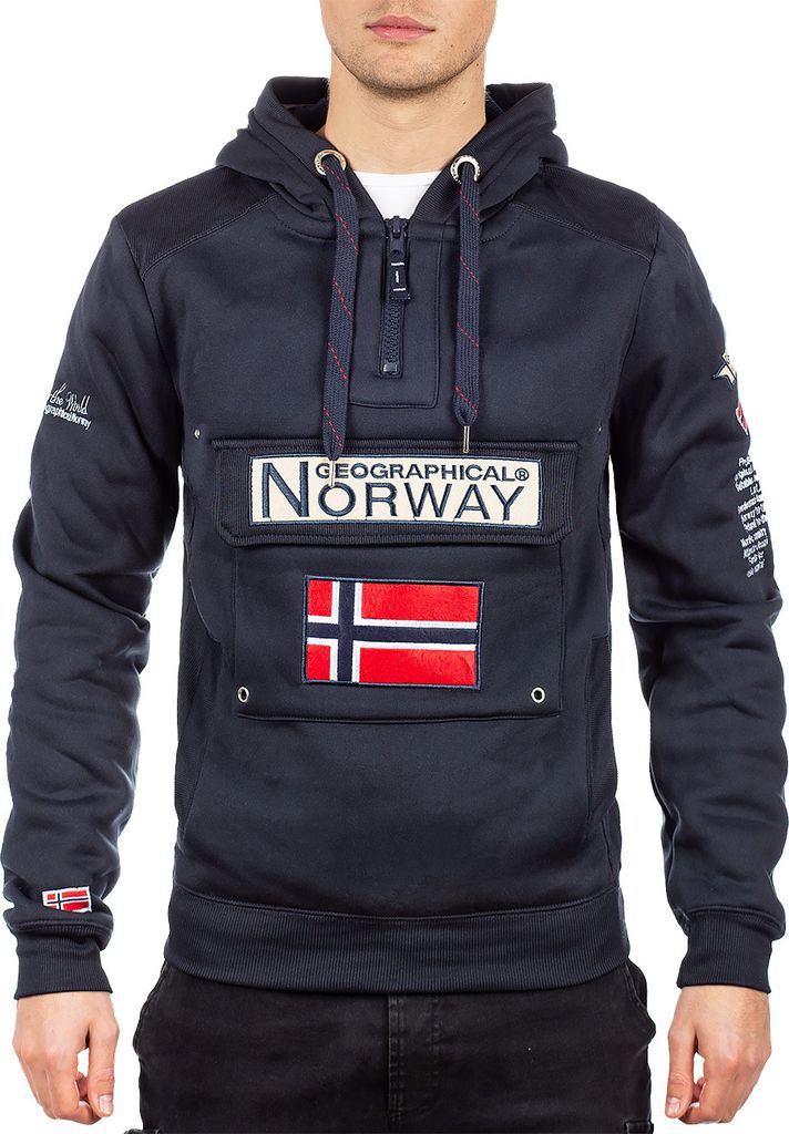 Geographical Norway Herren Pullover Gymclass Navy XXL