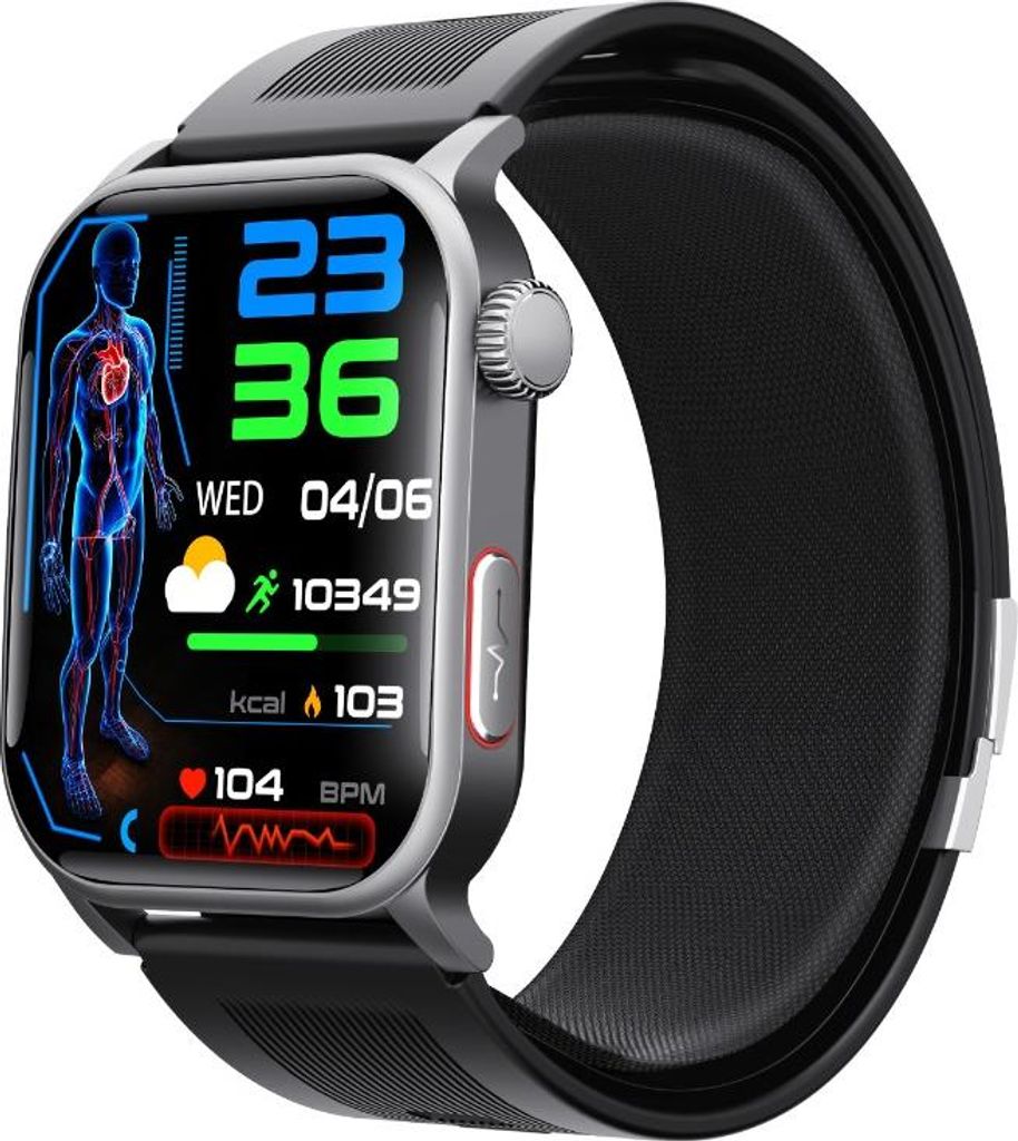 INF Smartwatch con misurazione pressione ad aria medica ECG Immagine del prodotto 
