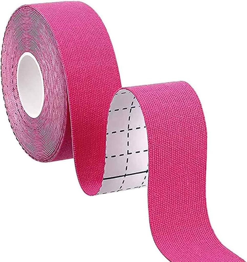 Face Lifting Tape, Myofasziales Gesichtstraffungsband, Anti-Falten Patches, Wrinkle Schminkles, Face Eye Neck Lift Tape, 2.5cm*5m, Rose