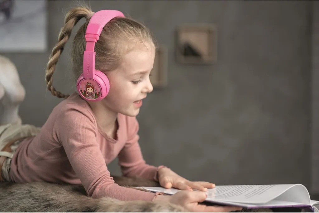 Acquista Cuffie BuddyPhones Basic Rosa Bluetooth | Sicurezza Bambini - 5