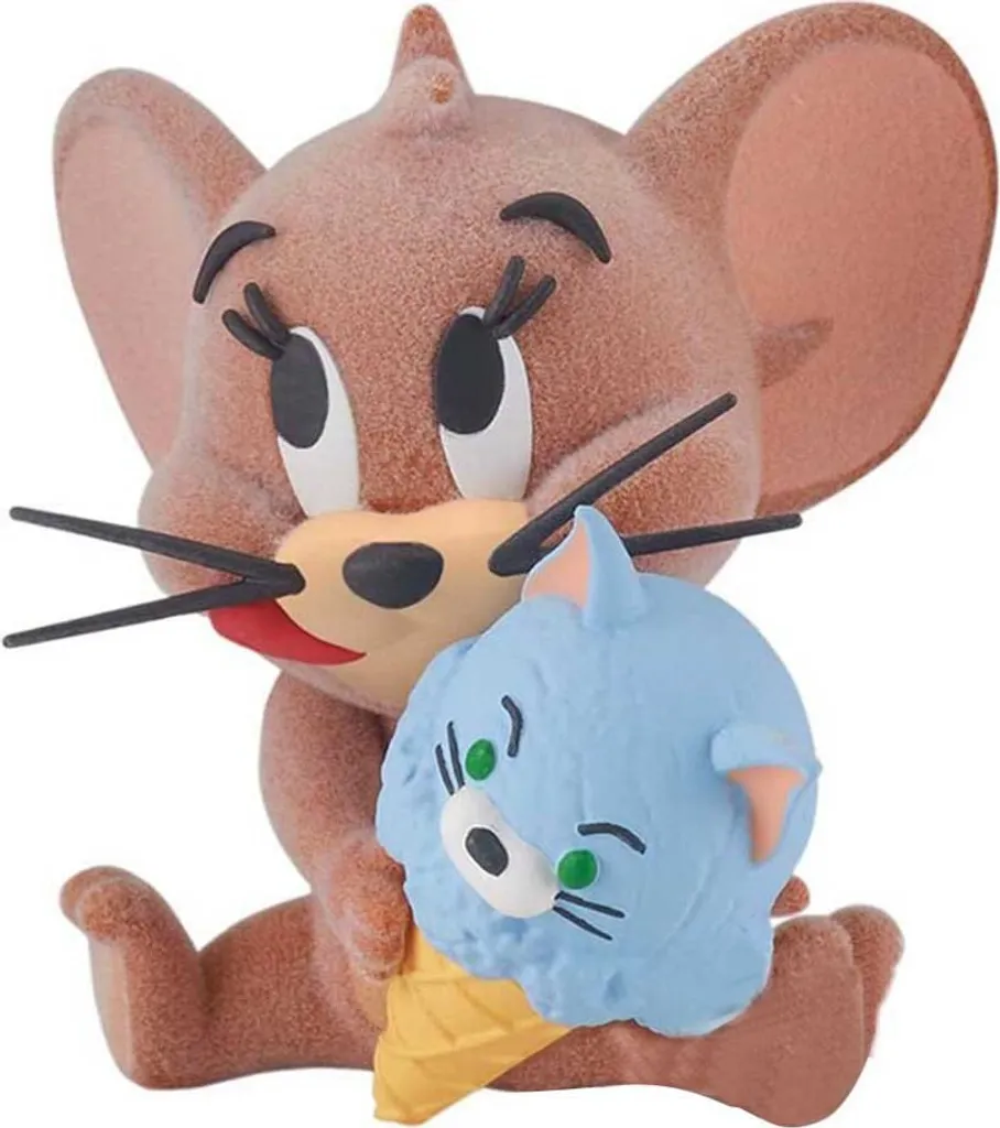Figurine Jerry dorée Tom et Jerry 5 cm moelleuse : le cadeau idéal