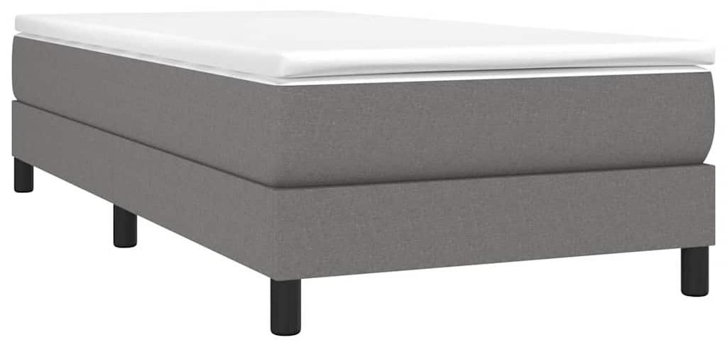 vidaXL Boxspringbettgestell Dunkelgrau 80x200 cm Stoff Produktbild 