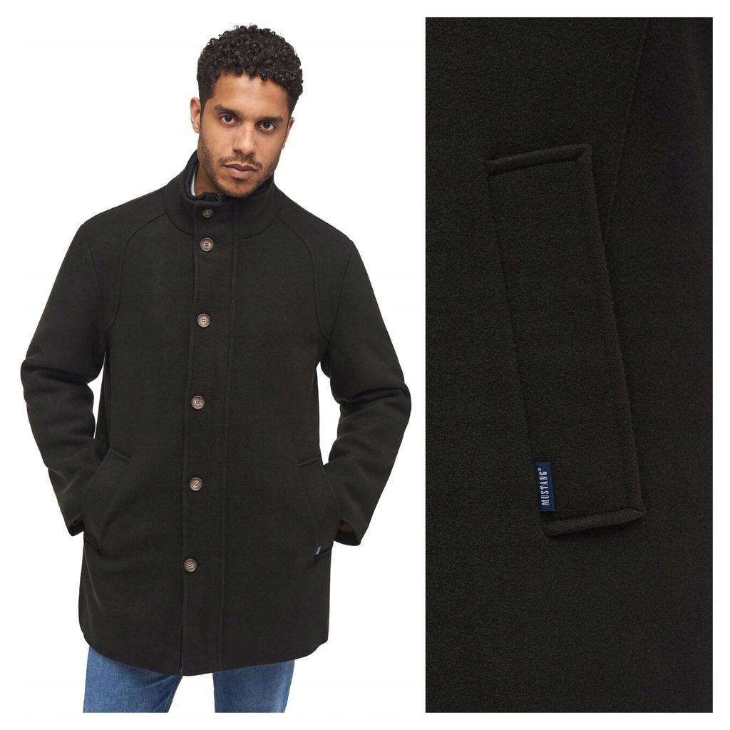 Mustang | Herren Wintermantel David Winter Coat lang warm Outdoor Casual Größe XXL