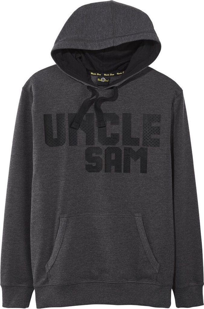 Uncle Sam sportlicher Sweatpullover mit Kapuze & Logoprint Produktbild 