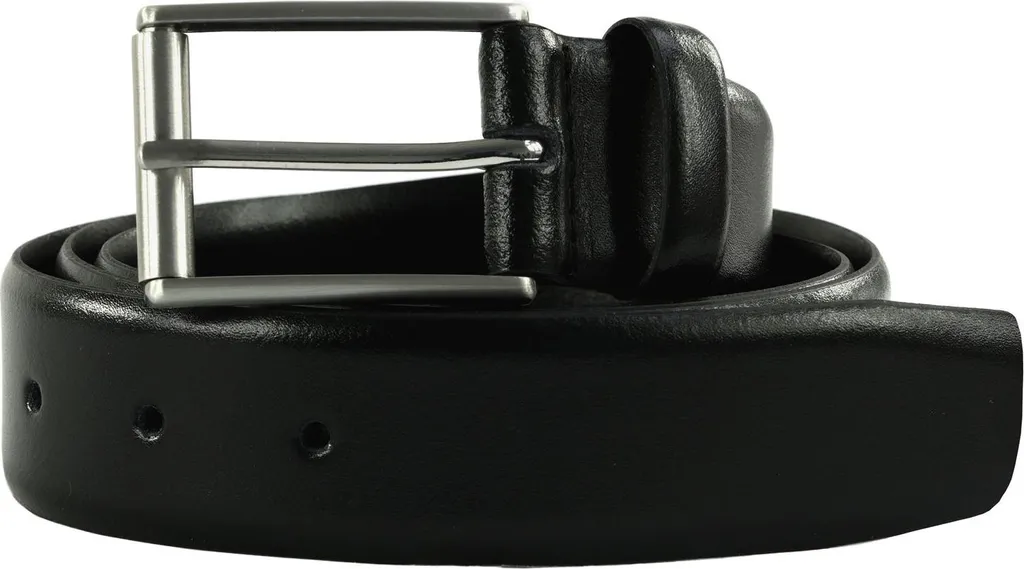 strellson Pelle cintura Men's Belt W100 Black nero