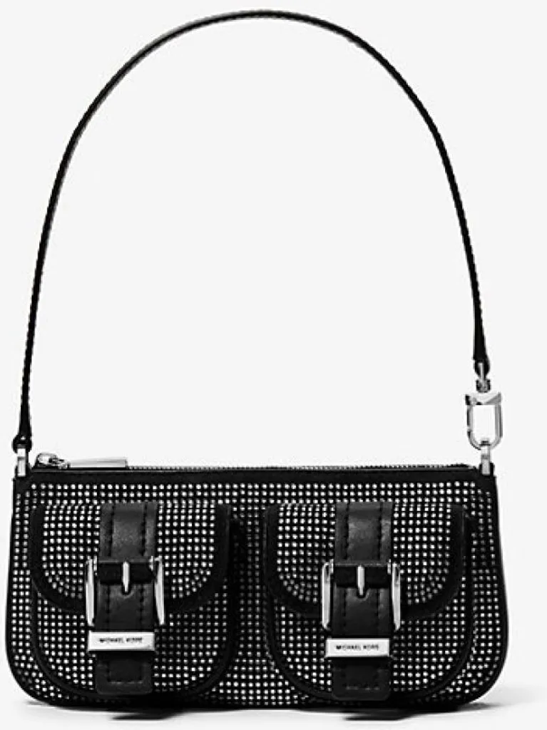 Organisez vos affaires avec le sac Michael Kors Zoey Noir spacieux